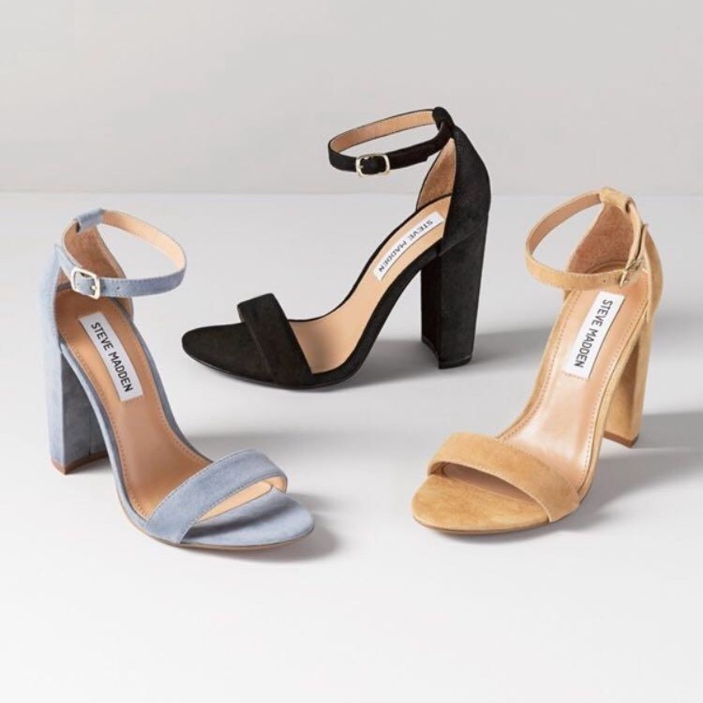 Steve Madden TUAPE Suede Heels BRAND NEW IN BOX